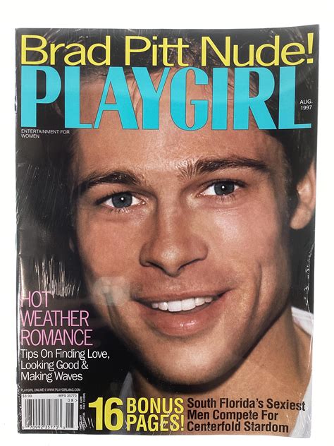 brad pitt nude leak|Brad Pitt Once Sued ‘Playgirl’ Over Leaked Nude Photos — But。